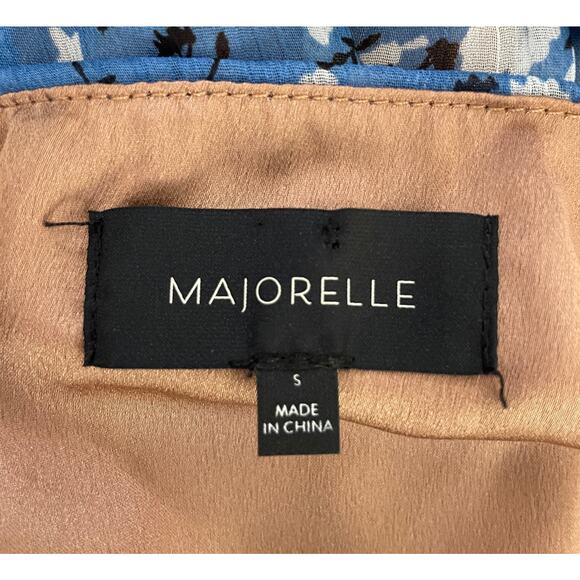 Majorelle Ailish Mini Dress Blue Ditsy Floral Small Resort Party Night Out - Picture 11 of 13